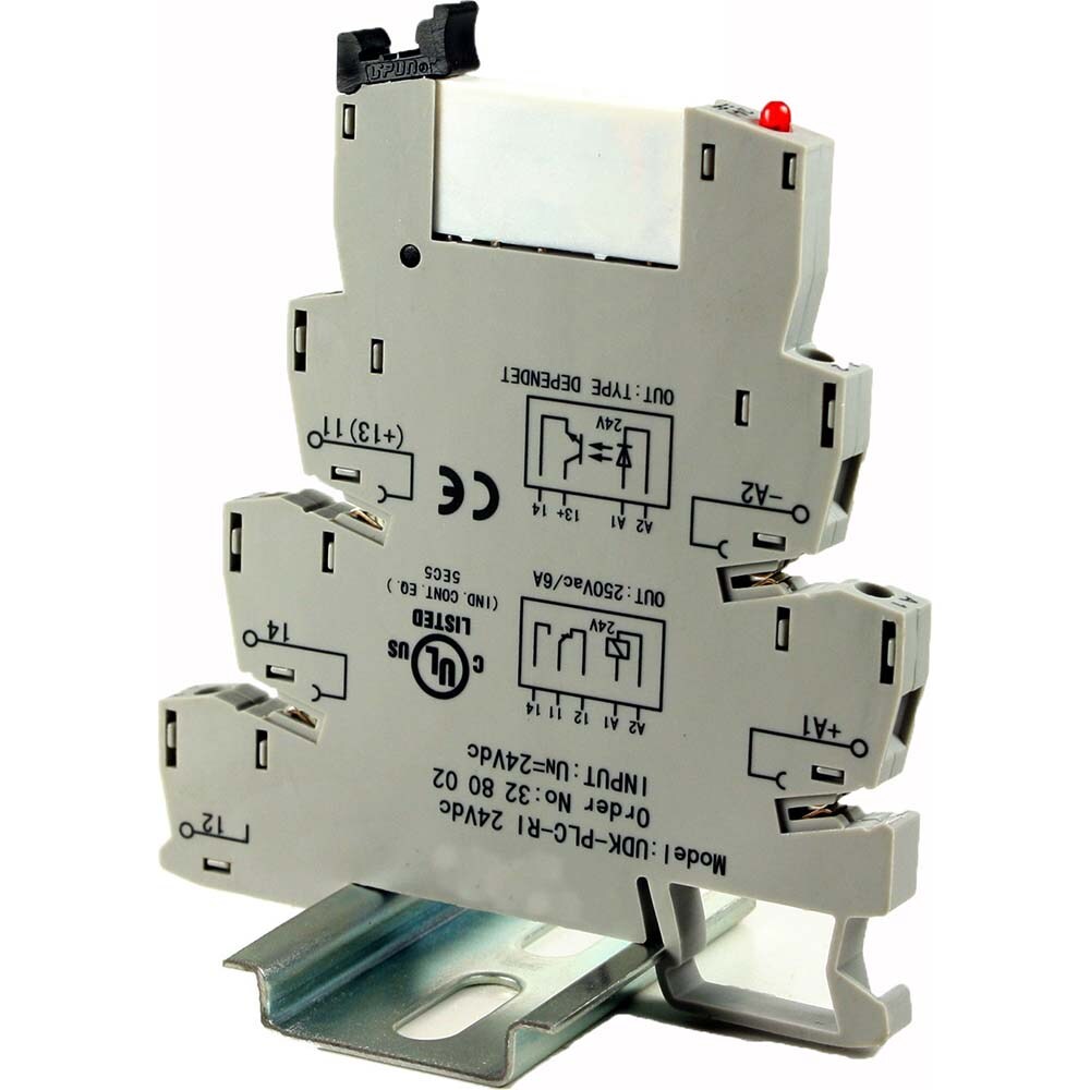 Terminal Blocks; Block Type: General Purpose ; Mounting Type: DIN Rail ; Voltage: 24 V ; Amperage: 6 ; Number of Contacts: 5 ; Number of Poles: 1