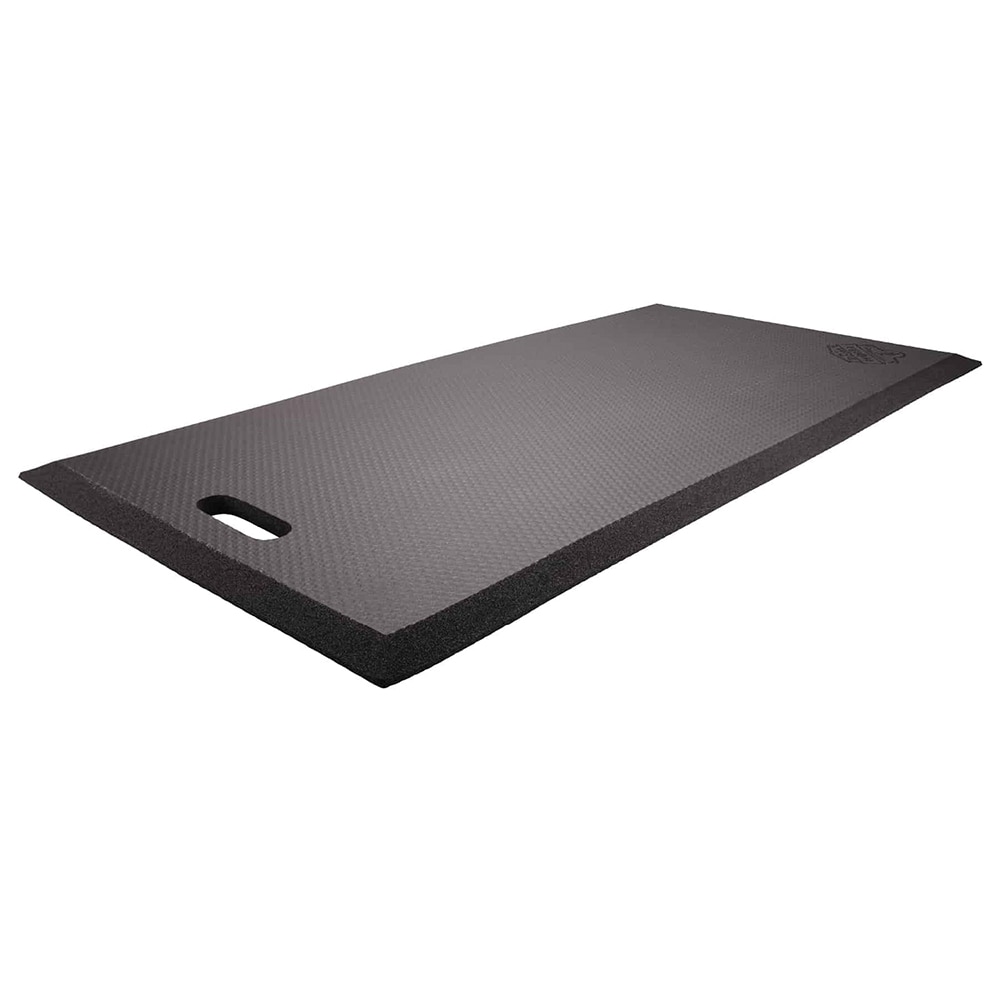 Anti-Fatigue Mat: 36" Length, 18" Wide, 1/2" Thick, Nitrile Rubber, Beveled Edge