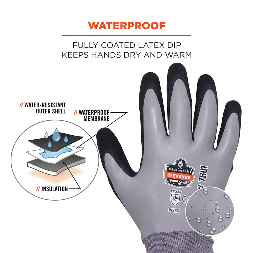 Ergodyne - Work & General Purpose Gloves; Material Type: Polyester ...