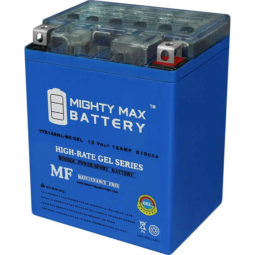Mighty Max Battery 12 V 12 Ah Nut/Bolt Terminal LeadAcid Battery 28780211 MSC Industrial