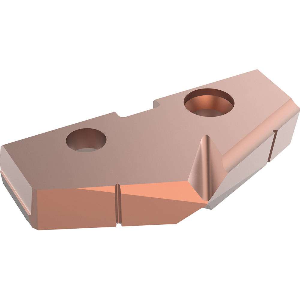 Spade Drill Insert: 1-3/4" Dia, Seat Size 3, High Speed Steel, 132 deg Point