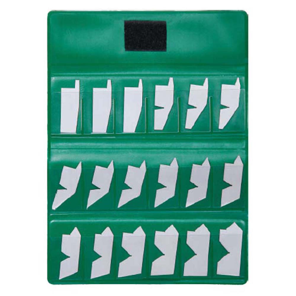 18PC 5-90D ANGLE GAGE SET