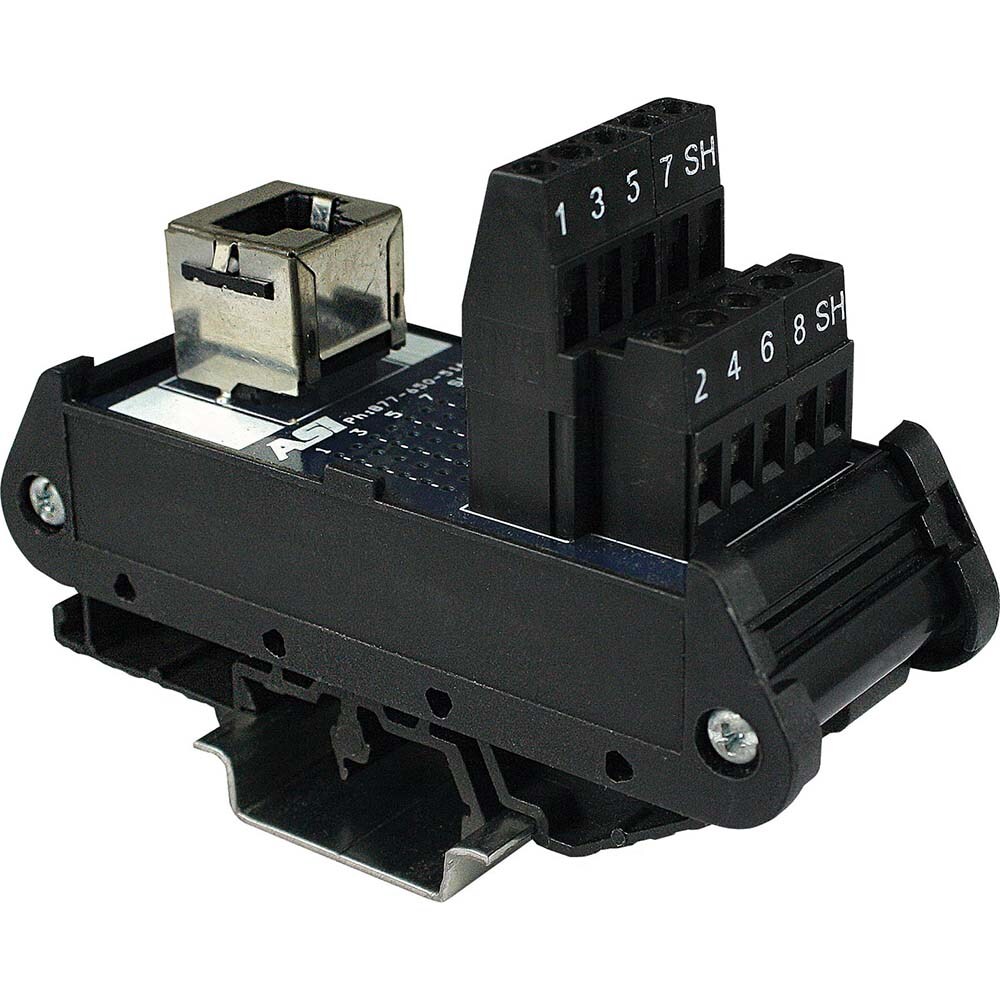 Interface Relay Modules; Input Amperage: 0.01 ; Coil Voltage: 100-120 VAC ; Mounting Type: DIN Rail ; For Use With: Connecting RJ34 Cable to Wire