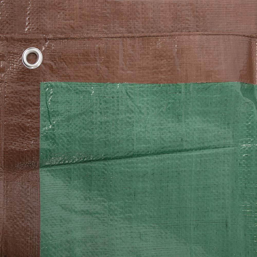 Erickson Manufacturing Tarp/Dust Cover Brown, Polyethylene, 20' Long