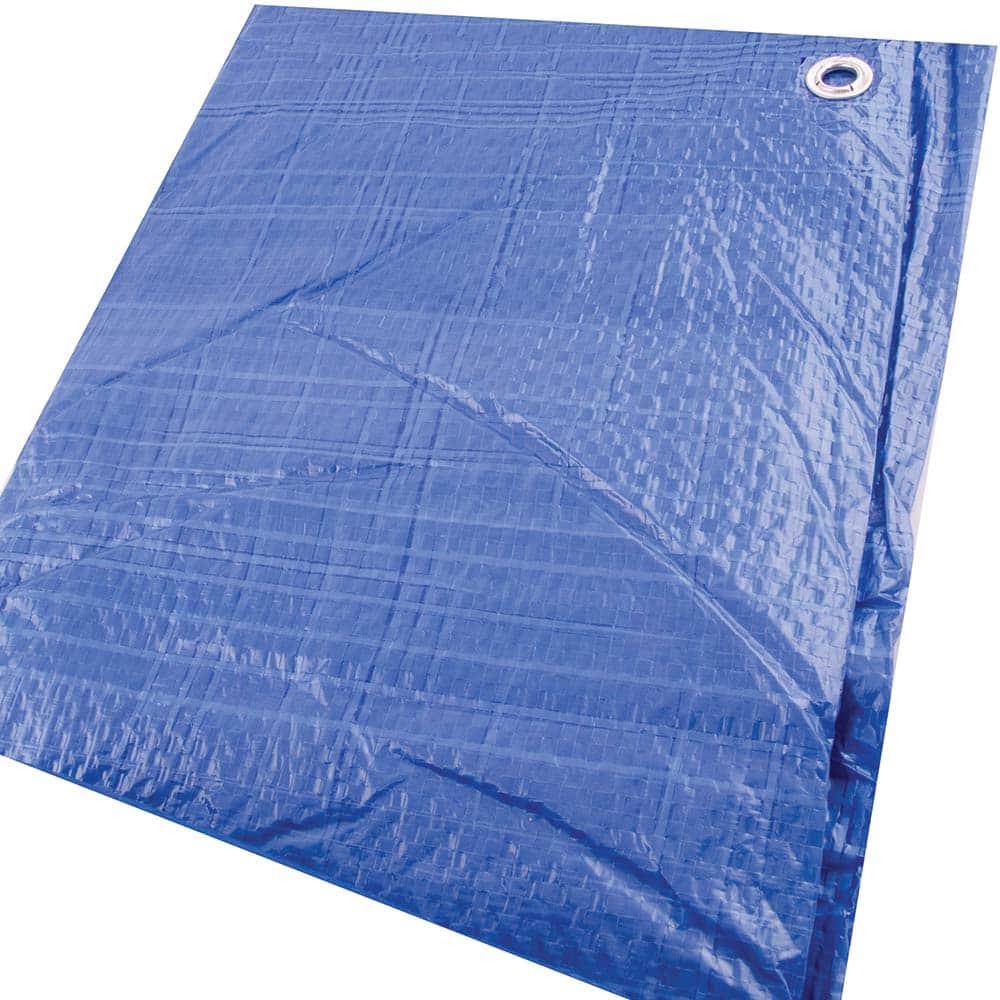 Erickson Manufacturing Tarp/Dust Cover: Blue, Polyethylene, 12' Long x 10'  Wide 28796134 MSC Industrial Supply