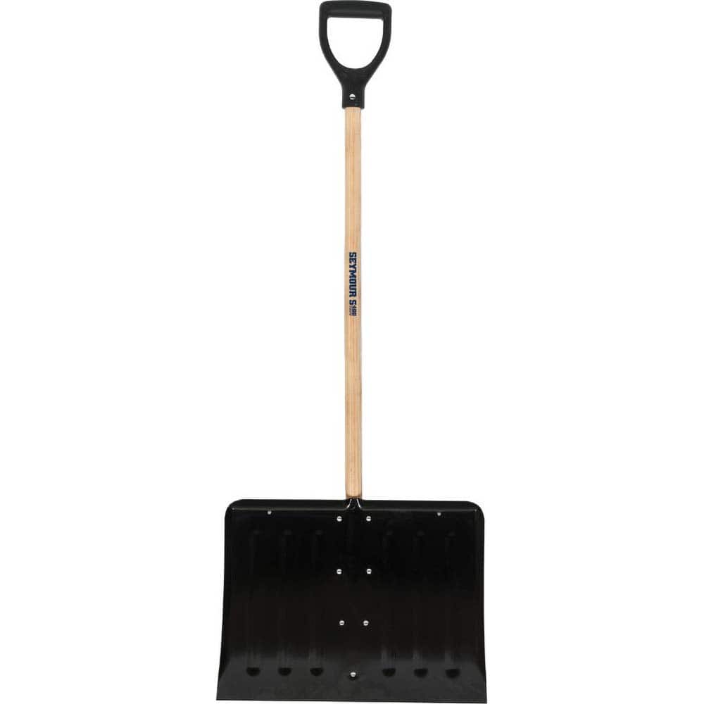 SEYMOUR-MIDWEST 96800 Snow Shovels & Scrapers; Ergonomic Design: Yes ; Handle Type: D-Grip ; Handle Material: Wood ; Blade Material: Steel ; Handle Length (Decimal Inch): 41 ; Collapsible Handle: No 