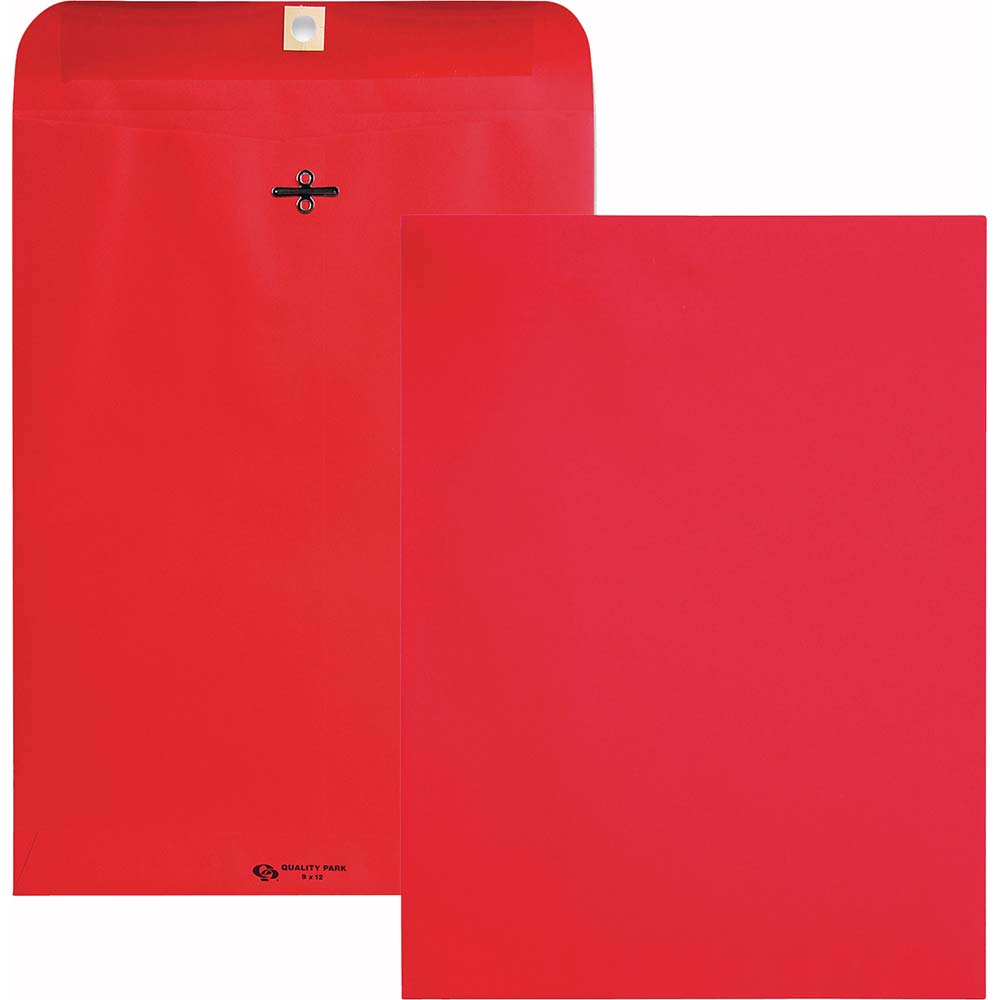 Quality Park Clasp Envelope Mailer: 12" OAW, 9" OAL | Part #QUA38734