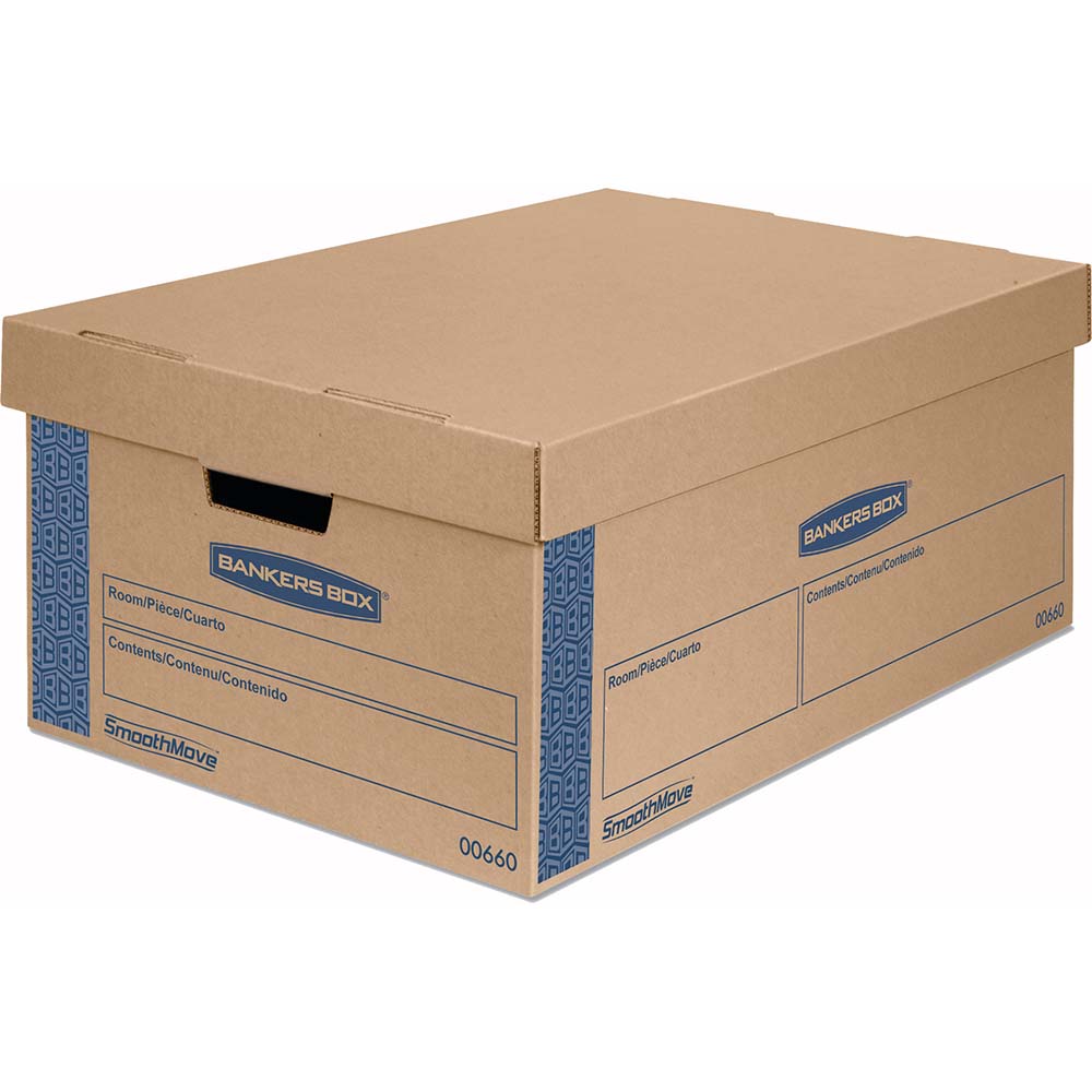 BANKERS BOX Compartment Storage Boxes Bins Type Moving Storage