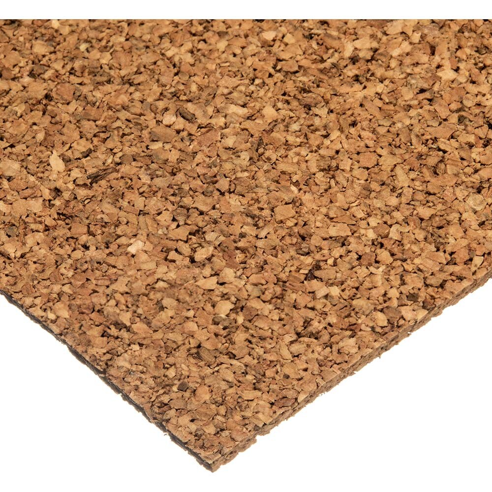 Gasket Sheet: 12" OAW, 1/32" Thick, 12" OAL, Brown, Cork