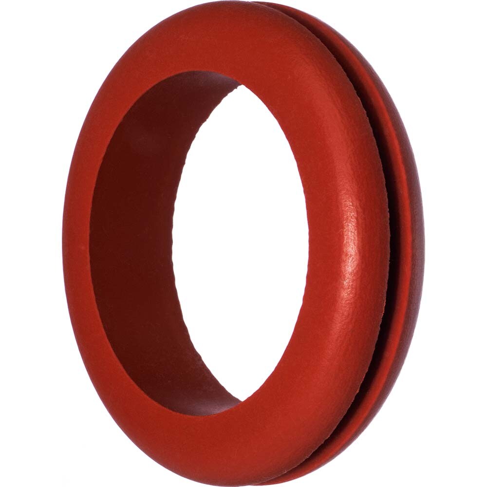 Grommets; Outside Diameter (Inch): 5/8 ; Overall Thickness (Decimal Inch): 1/4 ; Inside Diameter Inch: 1/4 (Inch); Hardness: 50A ; Additional Information: For Hole ID: 7/16 in; Temperature Range: -40 to 4000F ; Slot Width (Inch): 1/8
