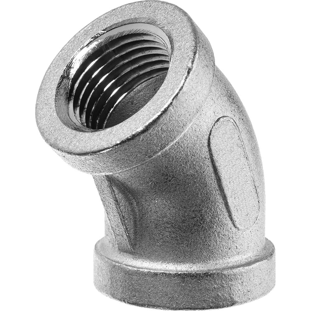 USA Industrials Pipe Fitting 1/2 x 1/2" Fitting, 304 Stainless Steel