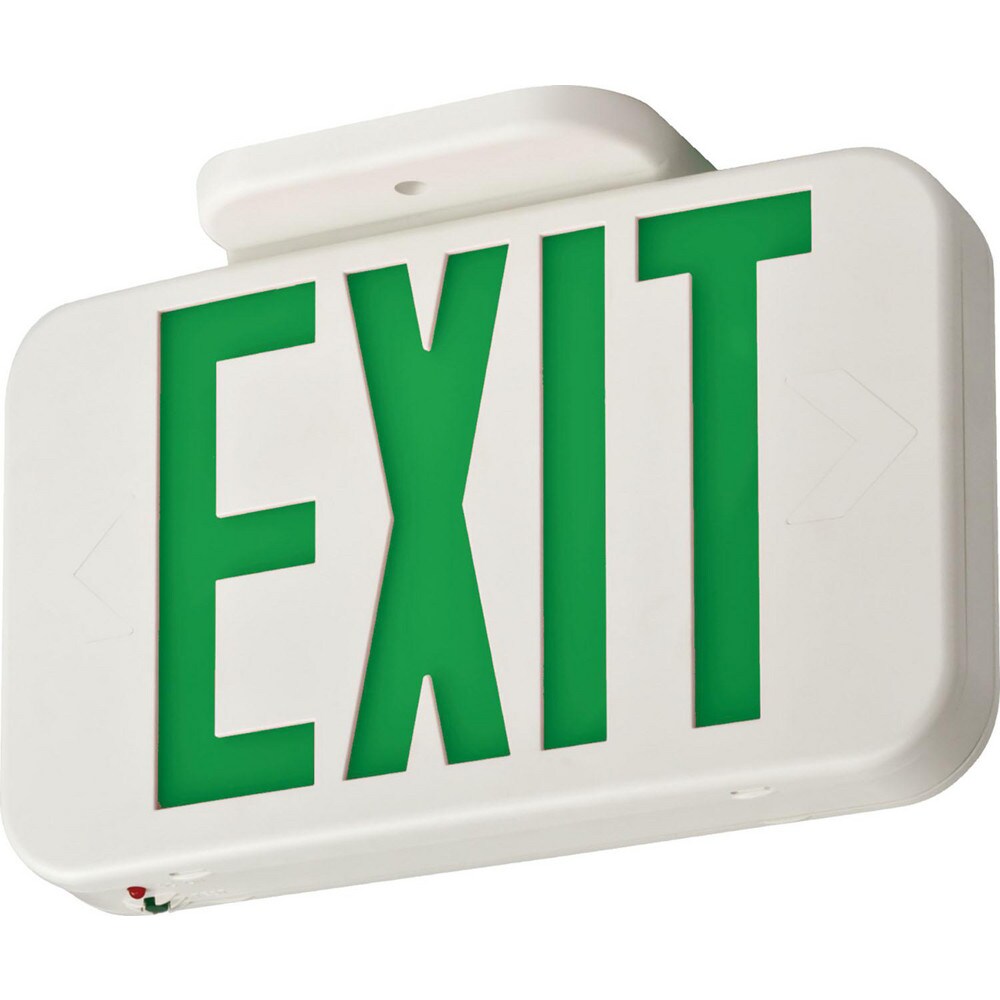 Combination Exit Signs; Mounting Type: Ceiling Mount; Surface Mount; Wall Mount ; Number of Faces: 2 ; Lamp Type: LED ; Number of Heads: 0