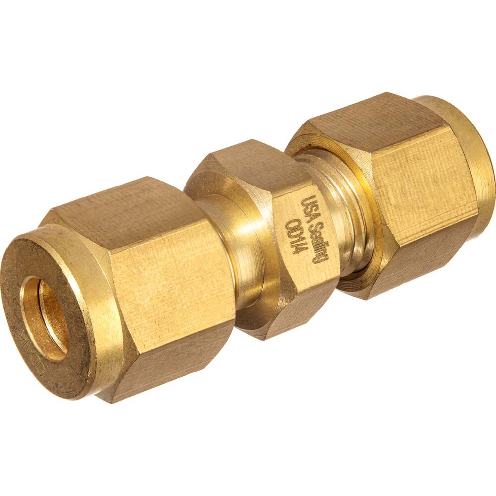 USA Industrials Metal Compression Tube Fittings 10MMTUBEOD BRS UNION 