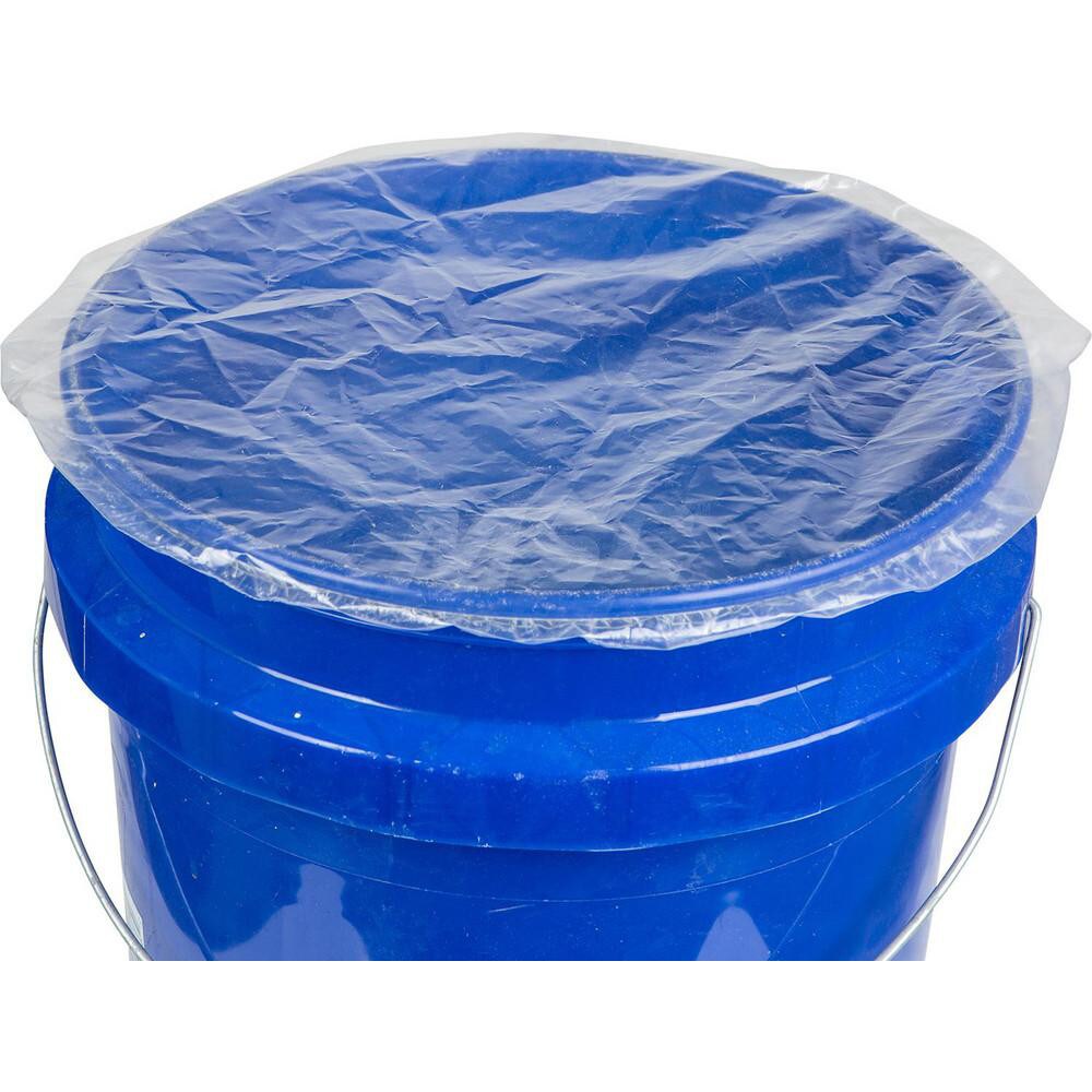 Drum Covers, Liners & Sheets; Compatible Drum Capacity (Gal): 5.00 ; Type: Elastic Cover ; Drum Liner Style: Flexible ; Thickness: 4mil ; Thickness (mil): 4.0000 ; Material: Low Density Polyethylene