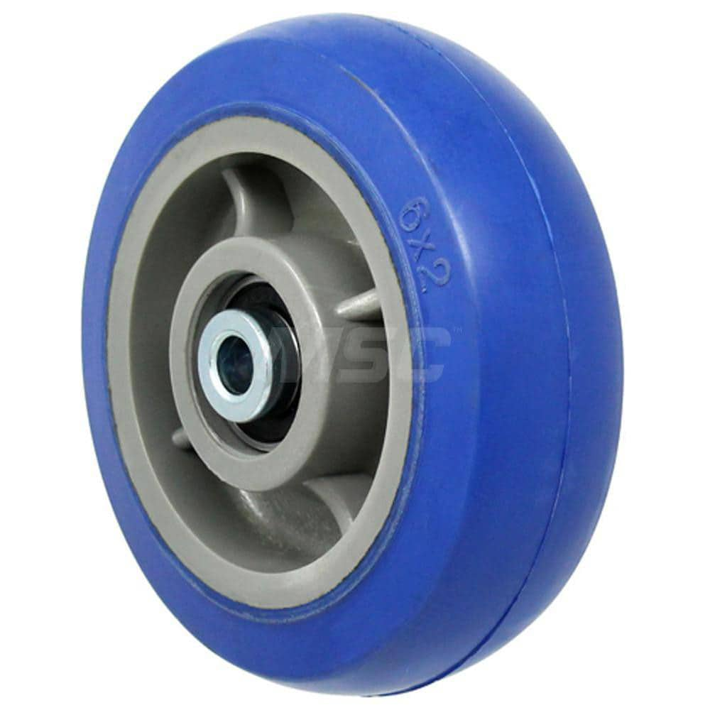 Durable Superior - Rubber Caster Wheel: Rubber, 6