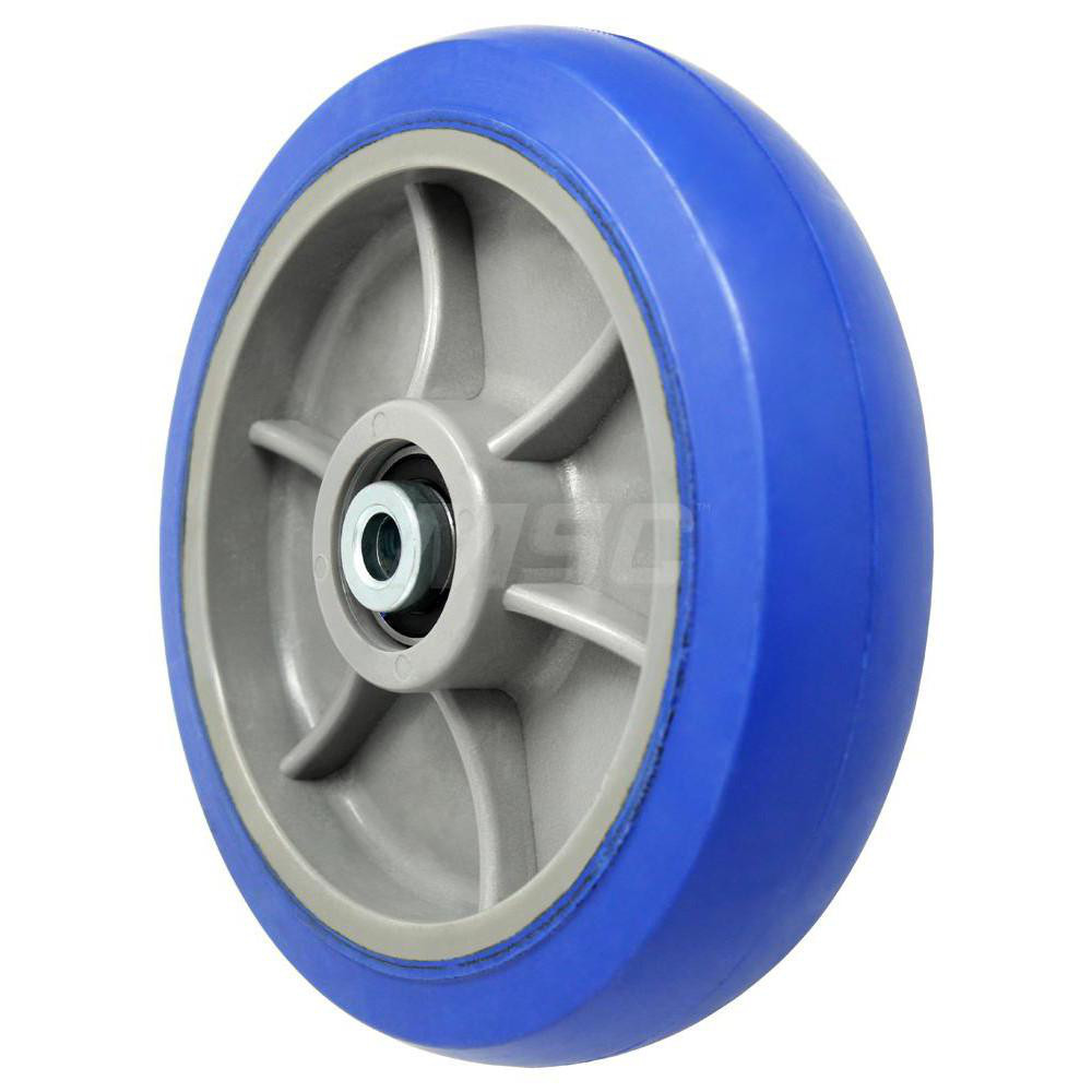 Durable Superior Ergo Blue Rubber Wheel. Made of Copolymer rubber
