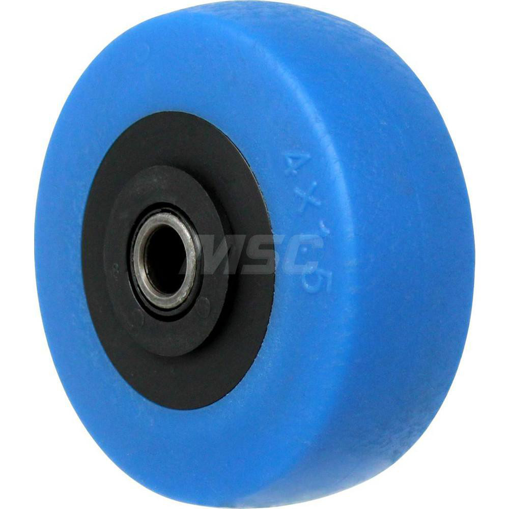 Durable Superior Rubber Caster Wheel Rubber, 4" Dia, 11/4" Wide