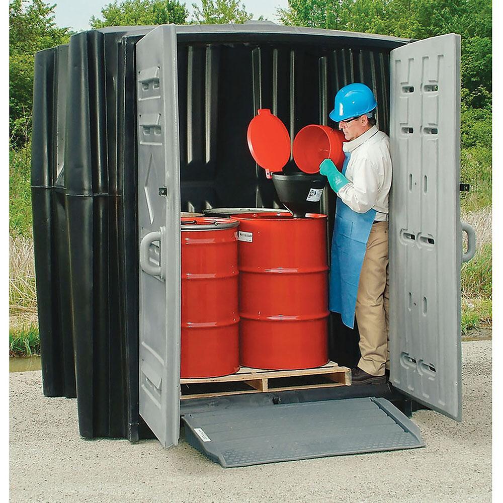 Sheds; Shed Type: Vertical Storage Shed ; Overall Width: 62.5in ; Overall Depth: 90in ; Overall Height: 93in ; Overall Capacity: 75in ; Material: Polyethylene