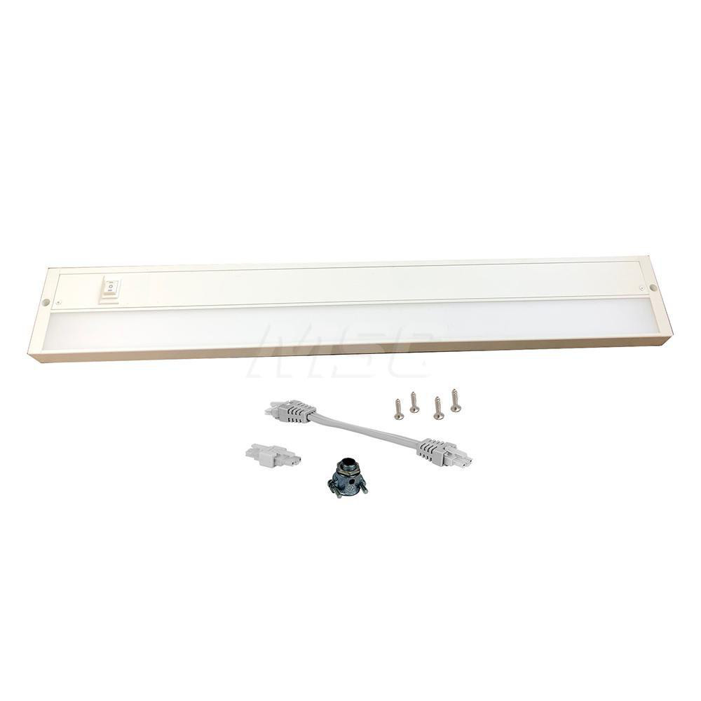Undercabinet Light Fixtures; Lamp Type: Integrated LED; LED; Number of Lamps: 1; Overall Length (Feet): 22 in; 22.00; Overall Width: 4; Lumens: 675; Wattage: 11.0; 11.000; Overall Height: 1.00; Voltage: 120 VAC; 120.00; Dimmable: Yes; Overall Width (Inch): 4; Overall Height (Decimal Inch): 1.00