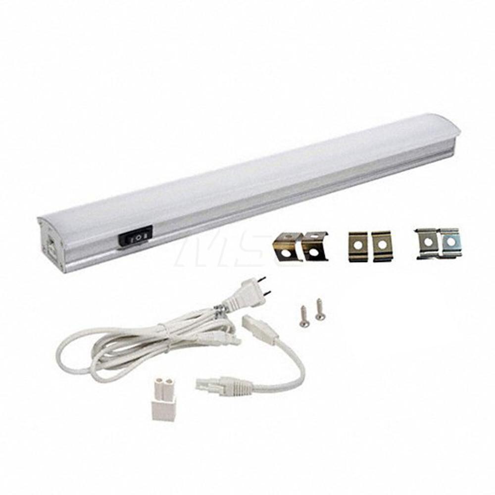 Undercabinet Light Fixtures; Lamp Type: Integrated LED; LED ; Number of Lamps: 1 ; Overall Length (Feet): 12 in; 12.00 ; Overall Width: 2 ; Lumens: 450 ; Wattage: 4.600; 4.6