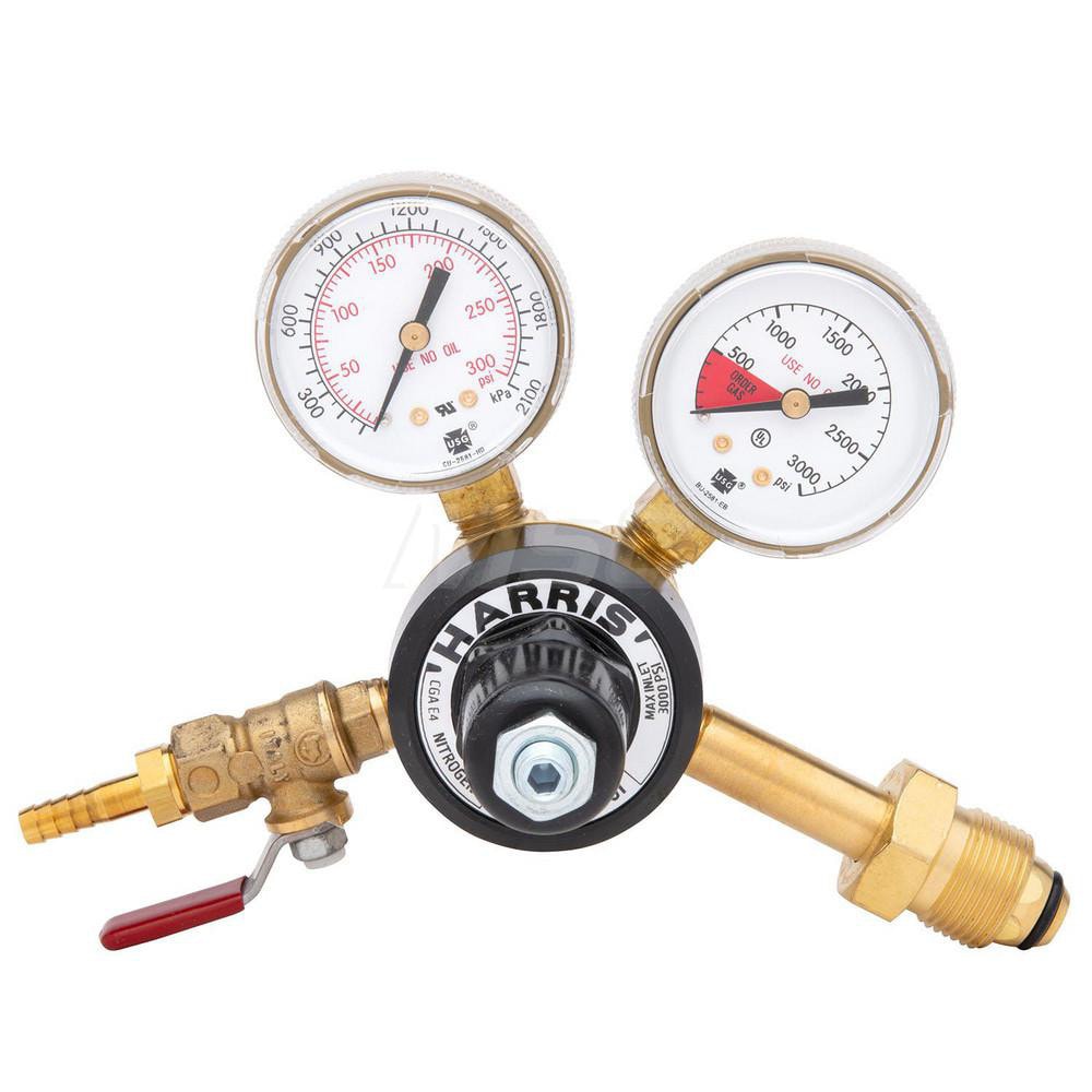 Harris Products - Model 201 Brass Nitrogen Preset Beverage Regulator 0 ...