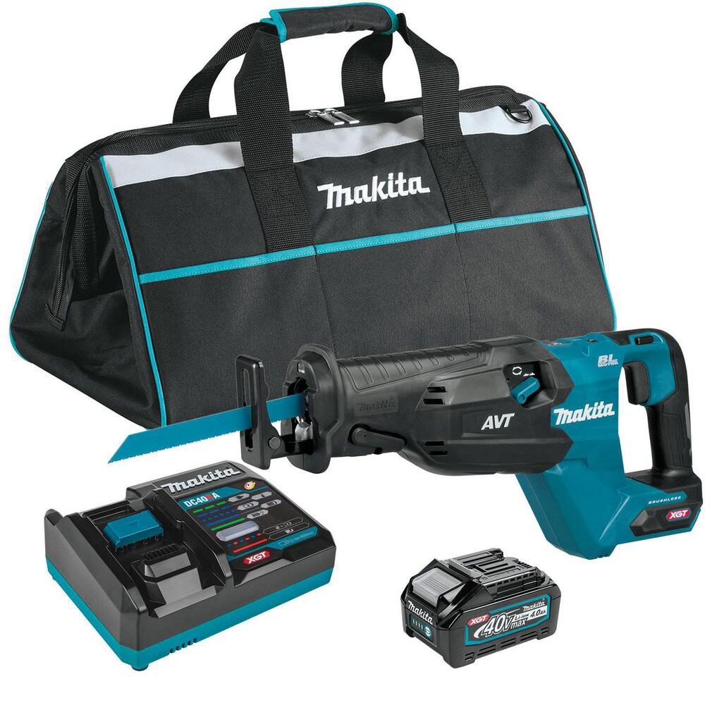 Cordless Reciprocating Saw: 40V, 3,000 SPM, 1-1/4" Stroke