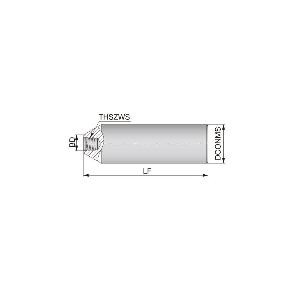 Tungaloy Milling Tip Insert Holders & Shanks; Series VSSD ; Shank