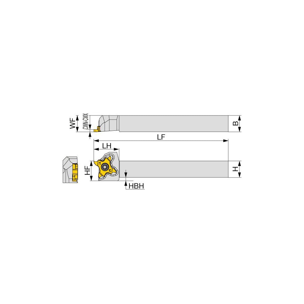 Tungaloy Indexable Grooving Toolholder STCR1212F18 MSC Direct tungaloy-indexable-grooving-toolholder-stcr1212f18-msc-direct