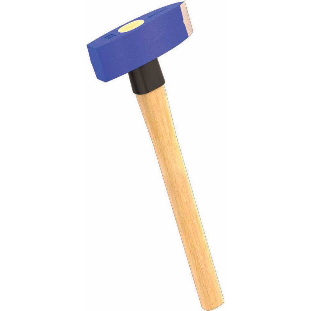 Dead Blow Hammers; Head Weight (Lb): 4.000 ; Head Weight Range: 26 oz. and Larger ; Head Material: Steel ; Overall Length Range: 18" - 23.9" ; Handle Material: Wood ; Head Color: Blue
