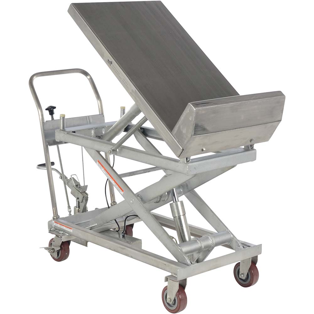 Vestil Elevating Cart Table 1,000 lb Capacity, 40 ° Tilt Angle MSC