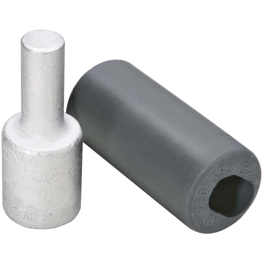 Compression Pin Adapters; Plug Diameter (Inch): 0.2600 ; Wire Size (AWG): 1 (Al/Cu) ; Material Type: Aluminum ; Contact Plating: Tin ; Rating: 35 kV; CSA Certified; RoHS Compliant; UL 486A-486B