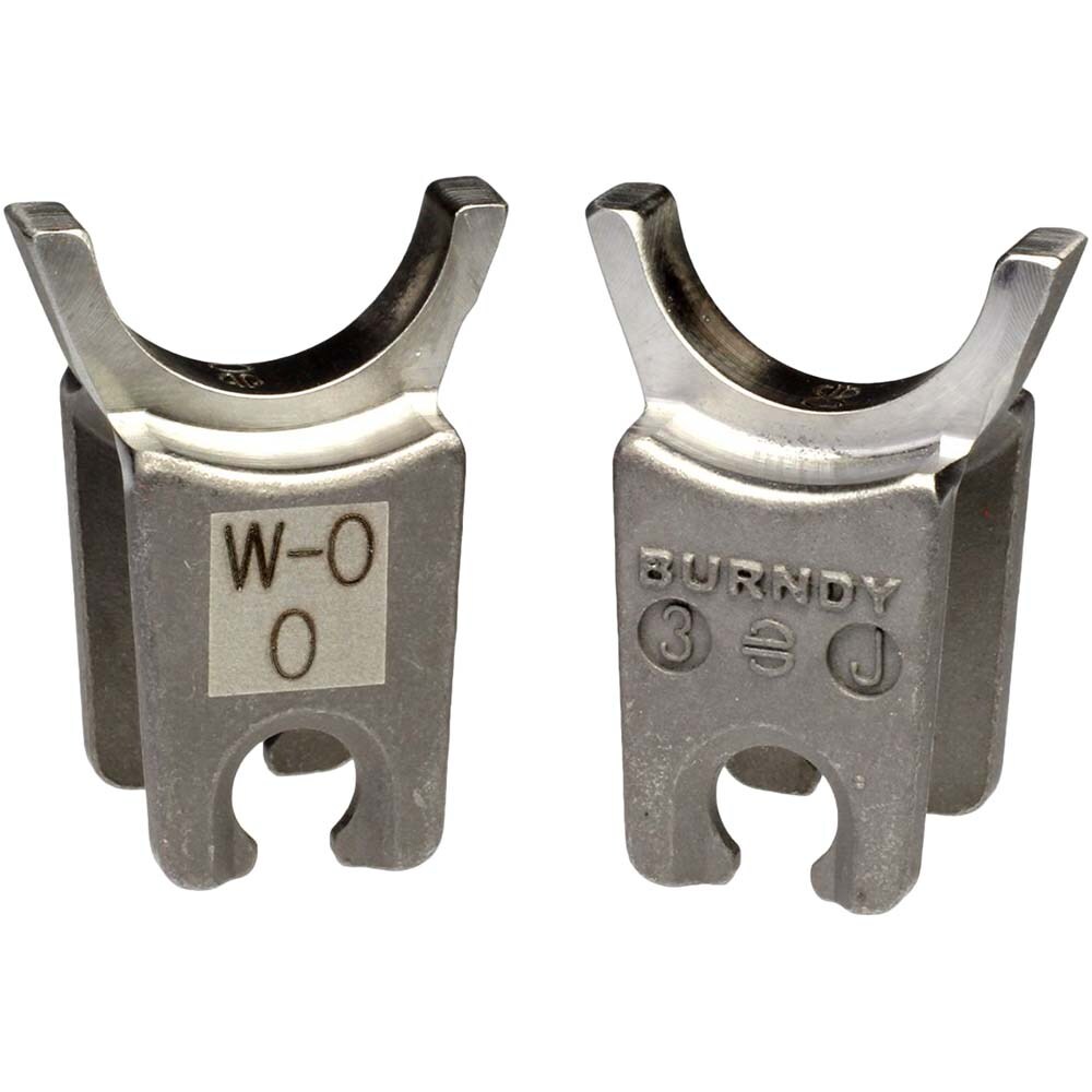 Crimper Dies; Tool Type: W-Die ; Size: 1/8" ; Color: Green ; For Use With: MD6; MD7 Mechanical; Y500CTHS Hydraulic; PAT600 and PATMD Battery Actuated Crimpers
