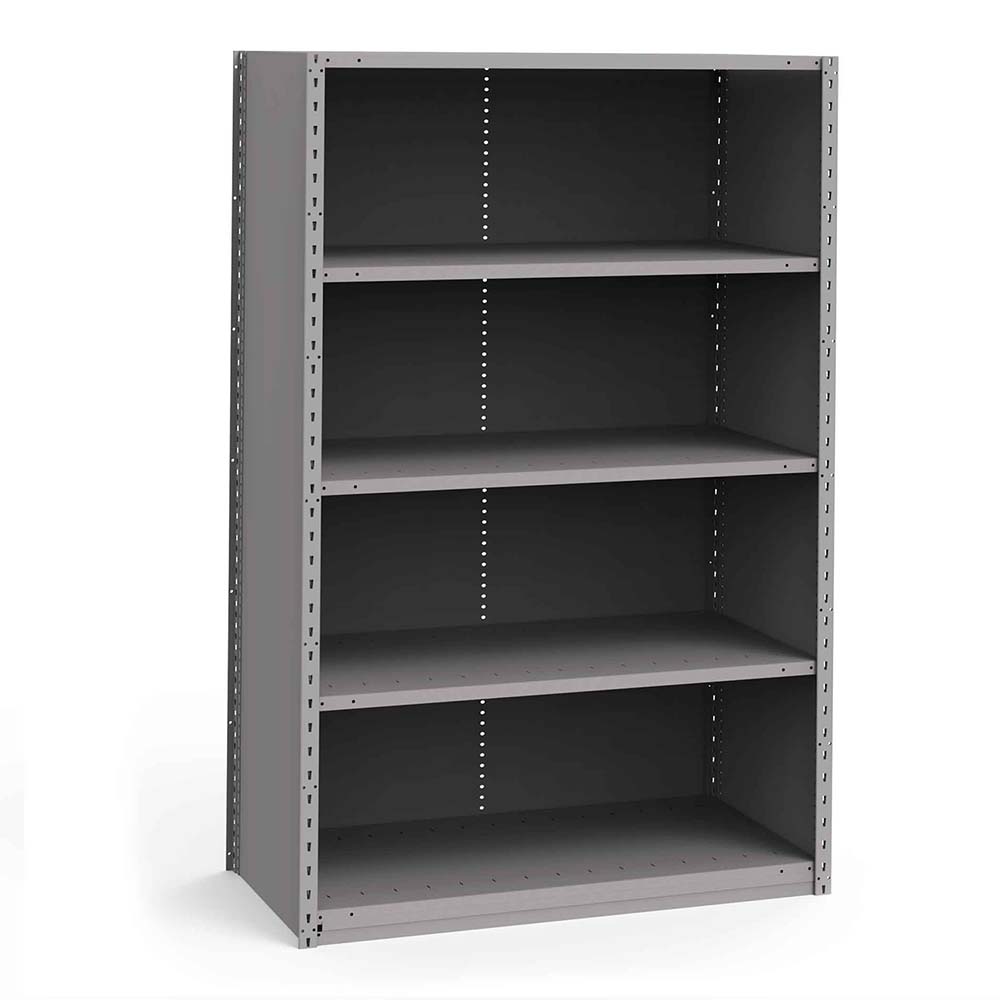 Rousseau Metal Closed Shelving Starter Unit 5 Shelves MSC Direct