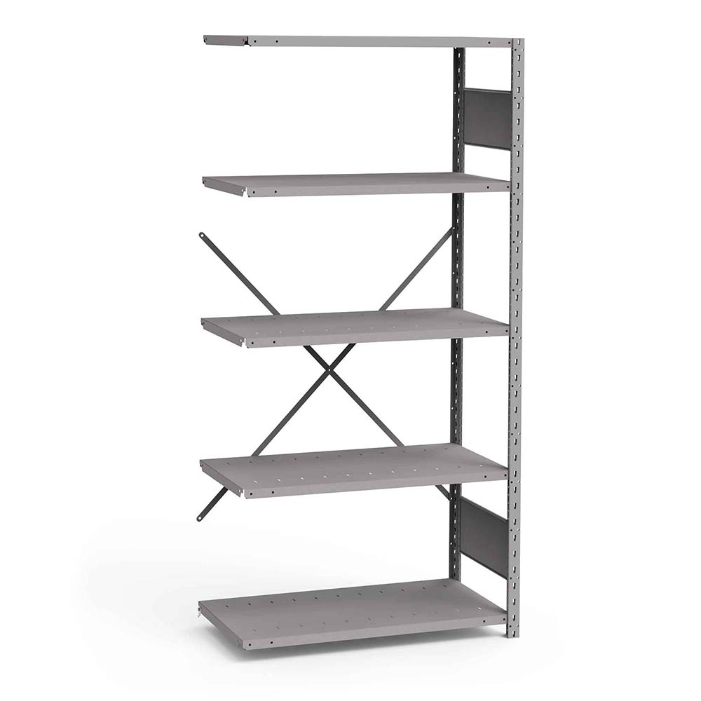 Rousseau Metal 20 Gauge AddOn Unit Shelving 36" Wide MSC