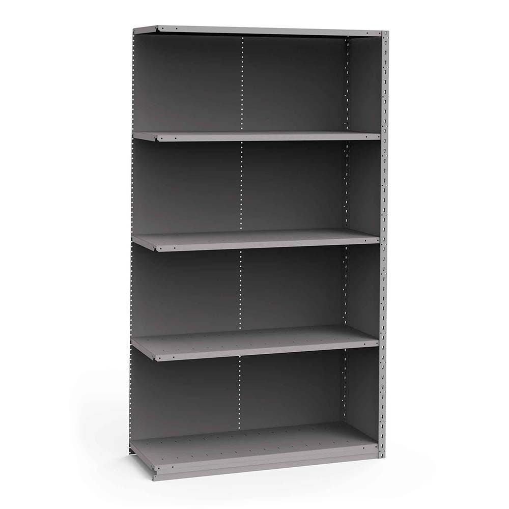 Rousseau Metal Closed Shelving AddOn Unit 5 Shelves MSC Direct