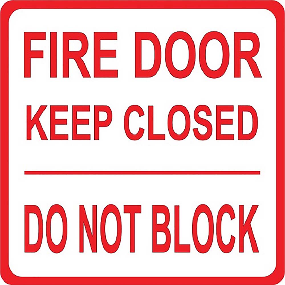 AbilityOne Safety Signs: Fire & Exit Sign, Fire, Exit - Wall, 8" High, 8" Wide | Part #424000NIB0300