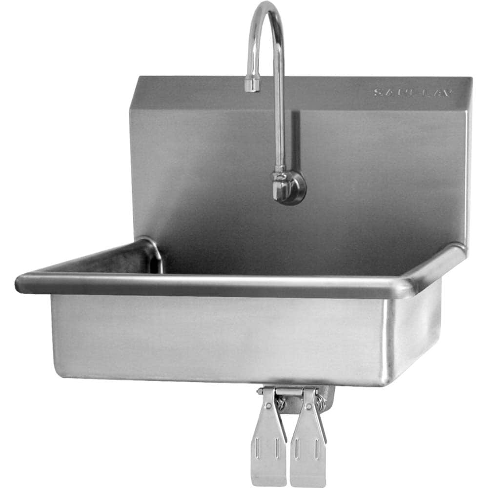 SANI-LAV - Hands-Free Wash Sink: Wall Mount, 304 Stainless Steel | MSC ...