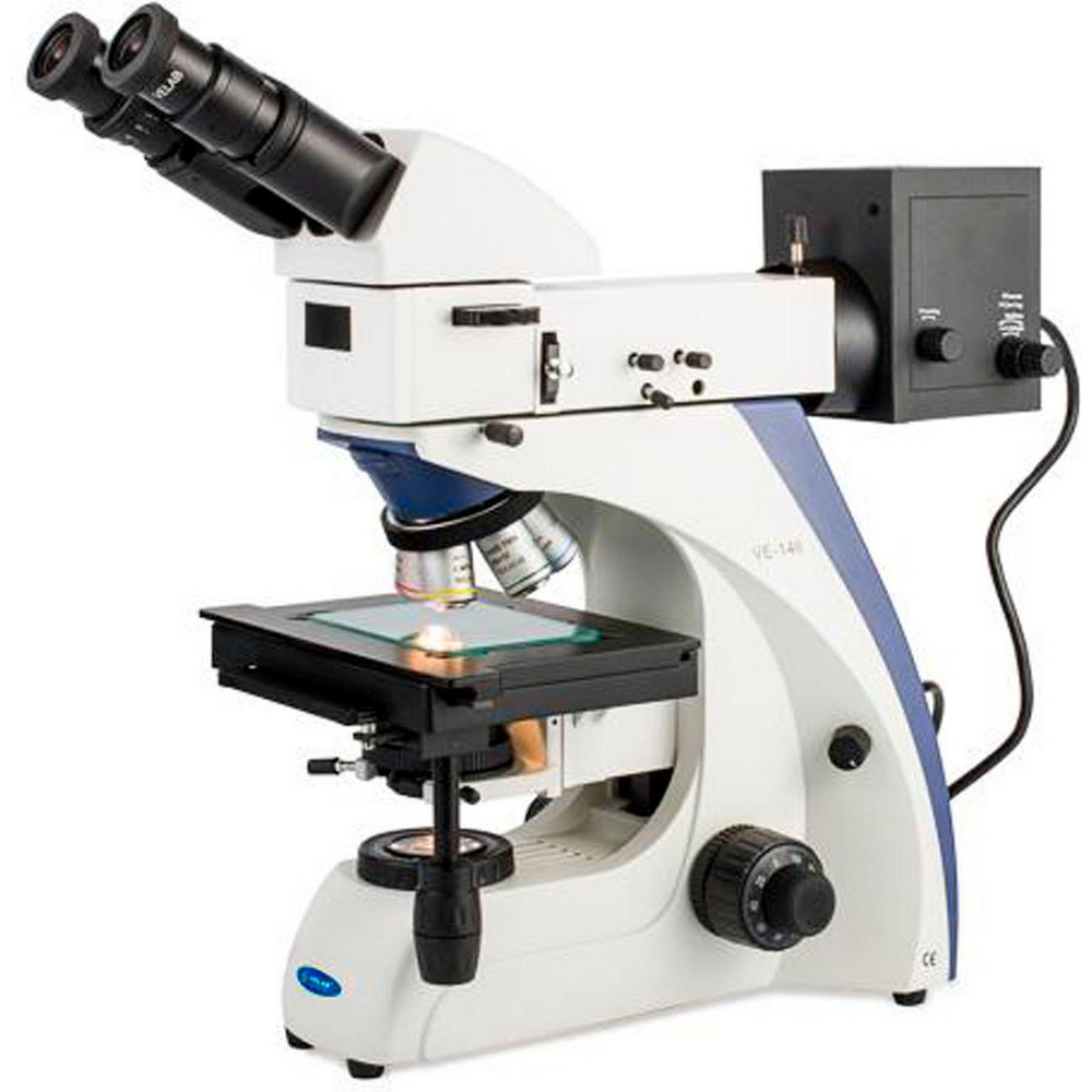 VELAB Microscopes; Microscope Type Metallurgical; Eyepiece Type Binocular; Arm Type Fixed