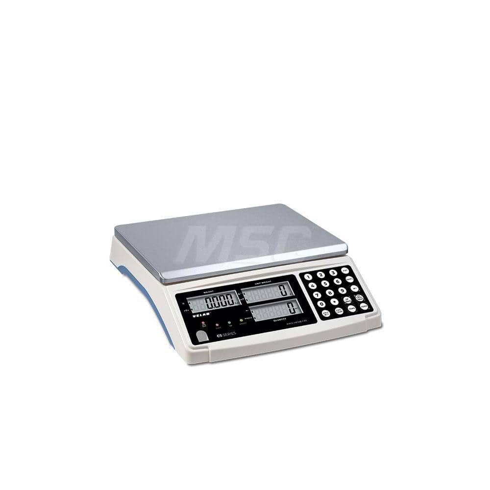 VELAB CS-30S Portion Control & Counting Bench Scales; System Of Measurement: pounds; kilograms; grams; Display Type: LCD; Capacity (oz.): 30.000; Capacity (kg): 30.000; Capacity: 30.000; Overall Diameter: 4.3; Platform Length: 14.2; Platform Length (Inch): 14.2; Platf 
