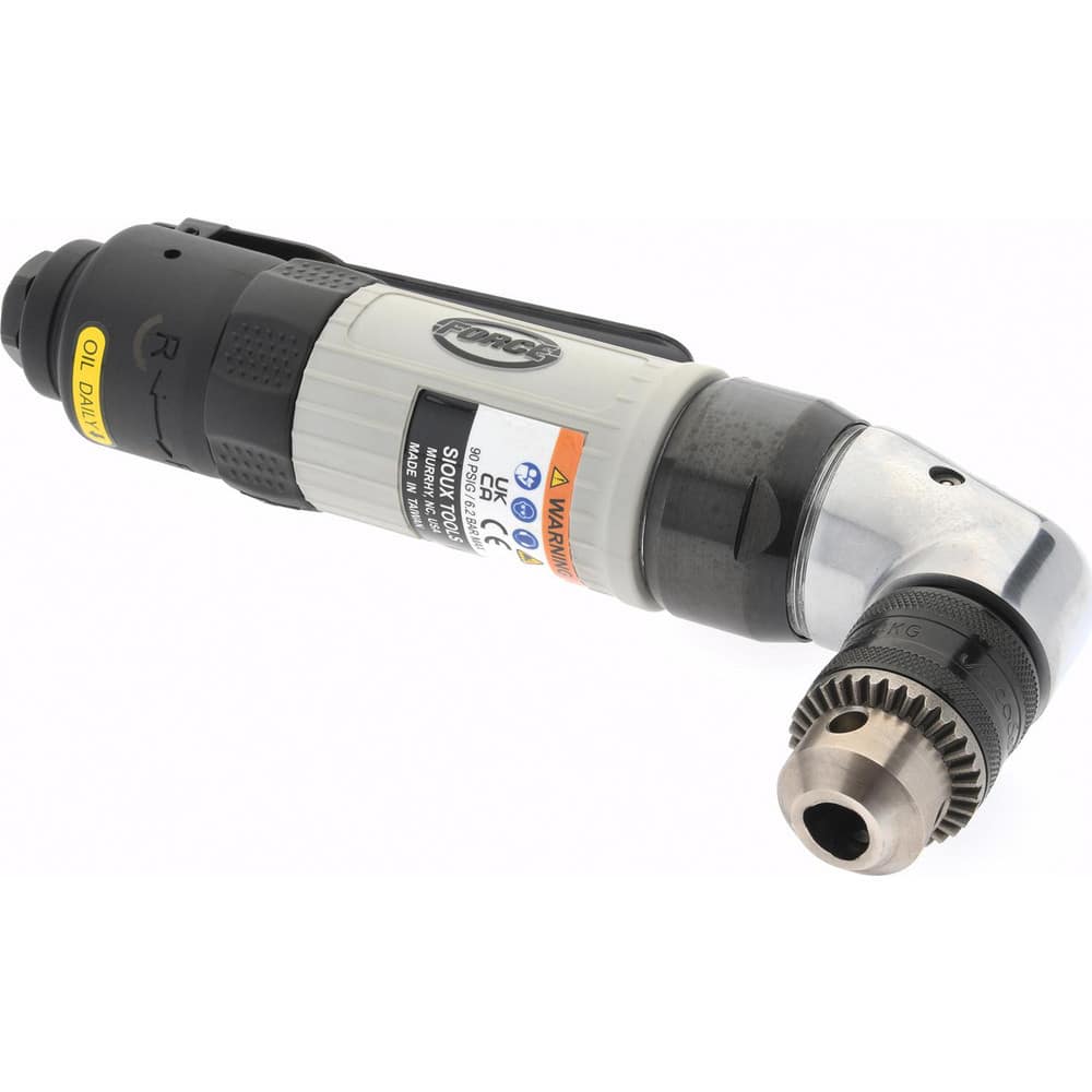 Sioux Tools 5430C Air Drill: 3/8" Keyed Chuck, Reversible 