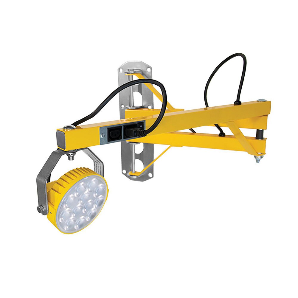 Dock Lights; Type: LED ; Wattage: 9.000 ; Mount Type: Wall Mount ; Switch Type: Rocker ; Lens Material: Polycarbonate ; Voltage: 120 (60 Hz)
