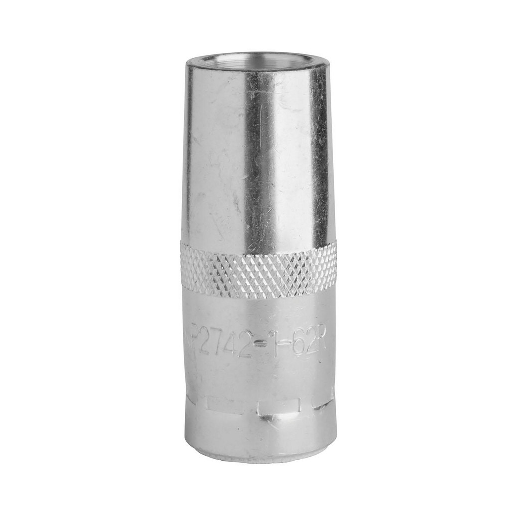 Lincoln Electric MIG Welder Gas Nozzle: 0.5" Bore Dia - Metal, Use w/ Magnum PRO | Part #KP2742-2-50S