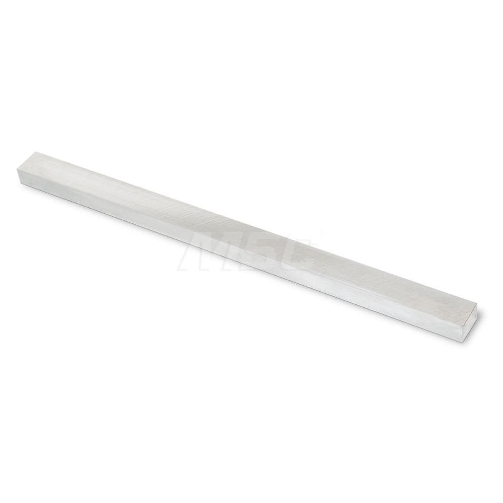Aluminum Precision Sized Plate: Precision Ground & Milled, 12" Long, 0.5" Wide, 7/8" Thick, Alloy 6061