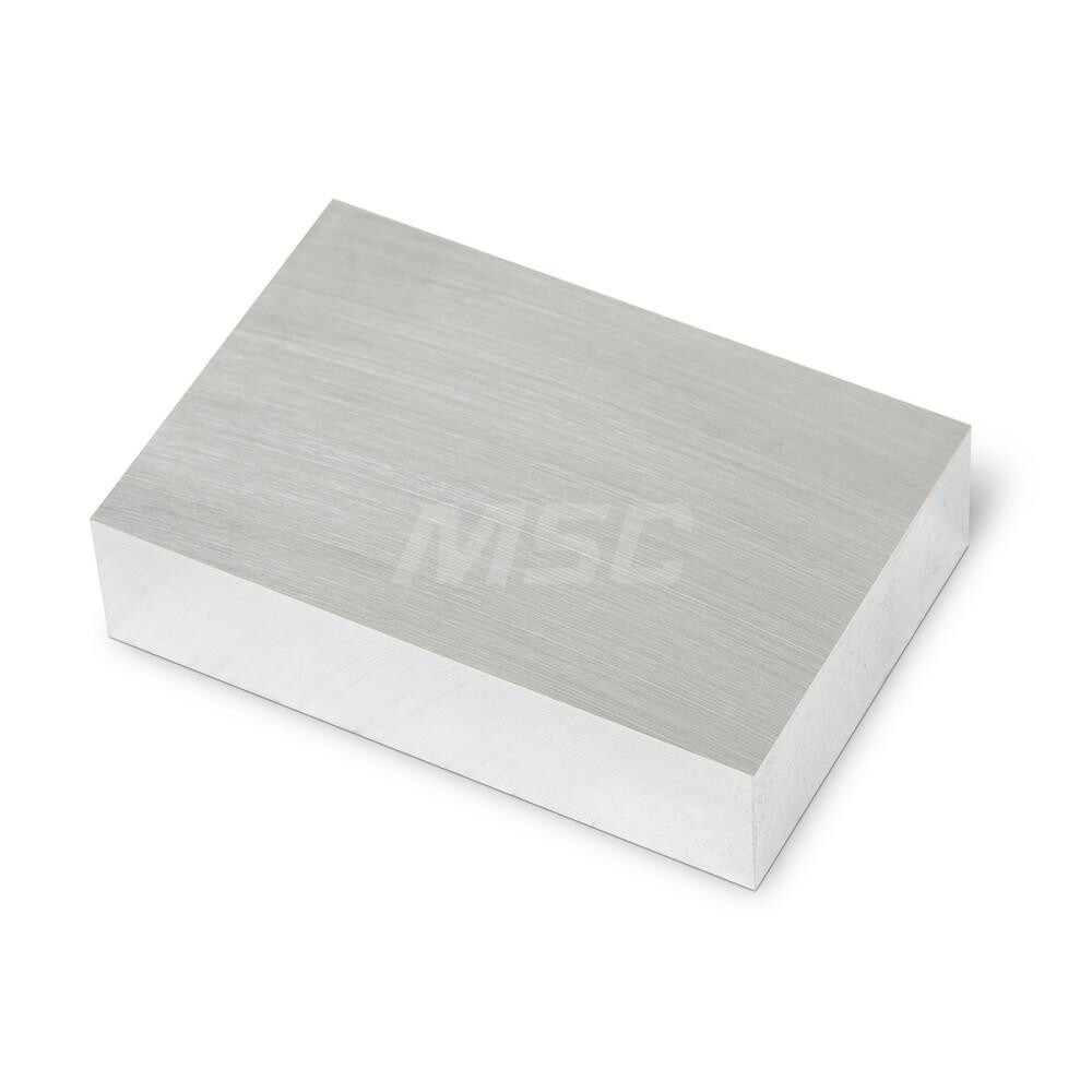 Aluminum Precision Sized Plate: Precision Ground & Milled, 3" Long, 2" Wide, 7/8" Thick, Alloy 6061