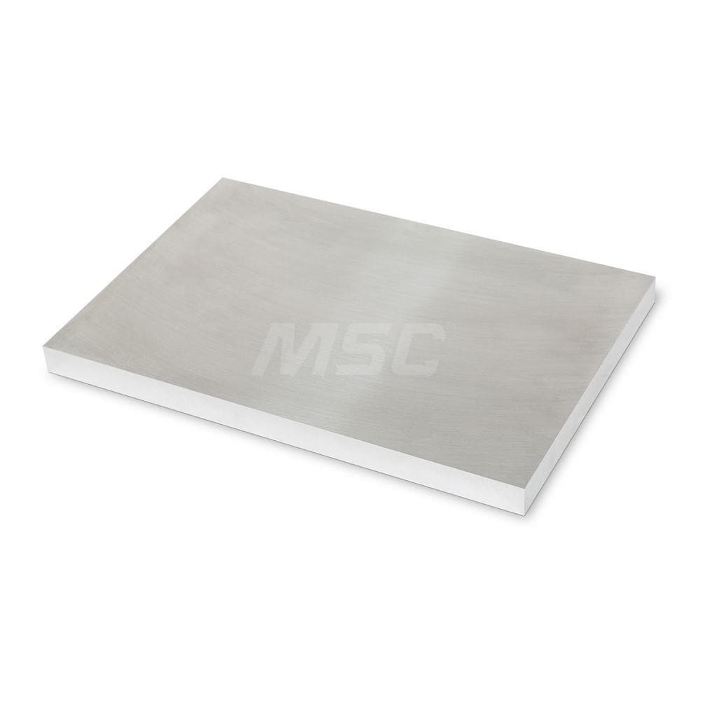 Aluminum Precision Sized Plate: Precision Ground & Milled, 6" Long, 4" Wide, 3/4" Thick, Alloy 6061