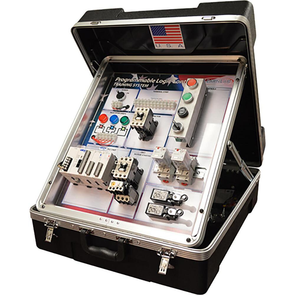 Motion Control & Power Transmission Training Systems; Type: PLC ; Includes: Easy-to-Follow Curriculum; Instructor's Guidebook PDF; Student's Guidebook PDF; PowerPoint Presentation; Hands-On Training Panel with Physical Working Components; Carrying Case