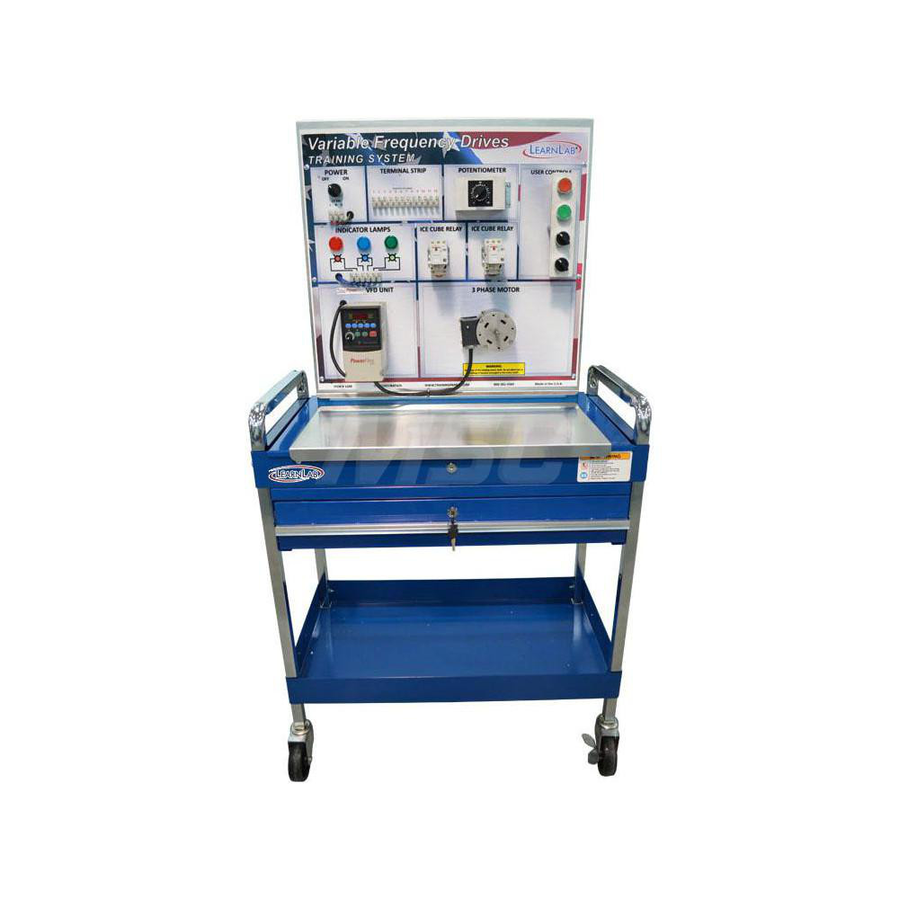 LearnLab - Utility Utility Cart: 30" Long, 16" Wide, Steel, Blue ...