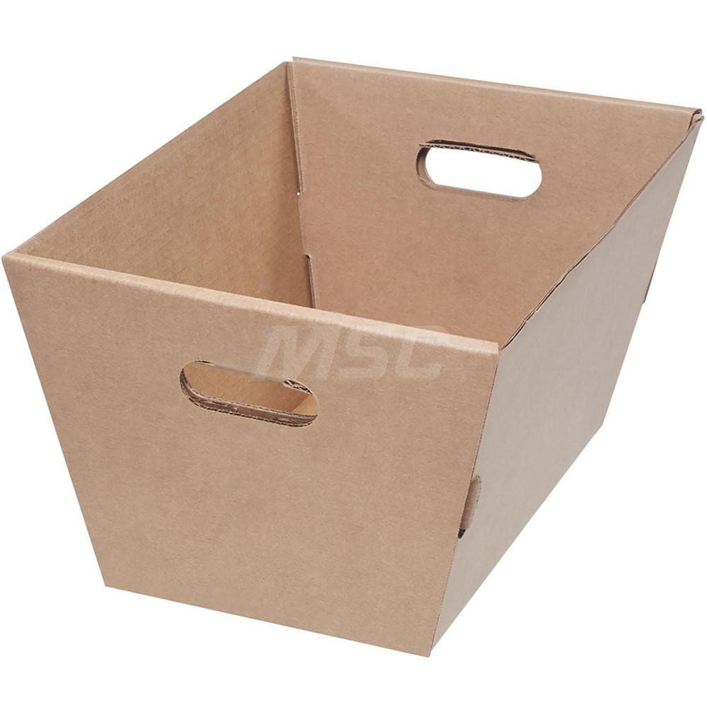 Clear Industrial Totes - 19.8 x 13.8 x 11.8 - ULINE - Qty of 3 - S-11865