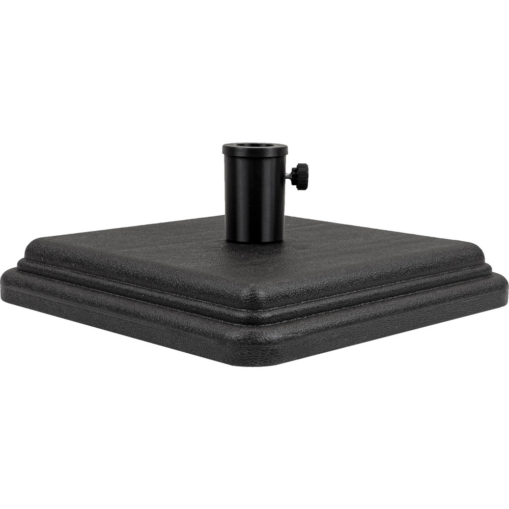 US Weight 40 Pound Umbrella Base Designed to be Used with a Patio Table (Black) MSC