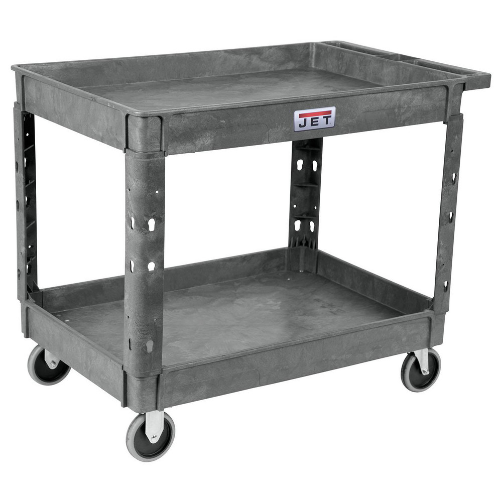 Jet Flat Top Utility Cart 41" Long, 26" Wide, Polypropylene, 550 lb